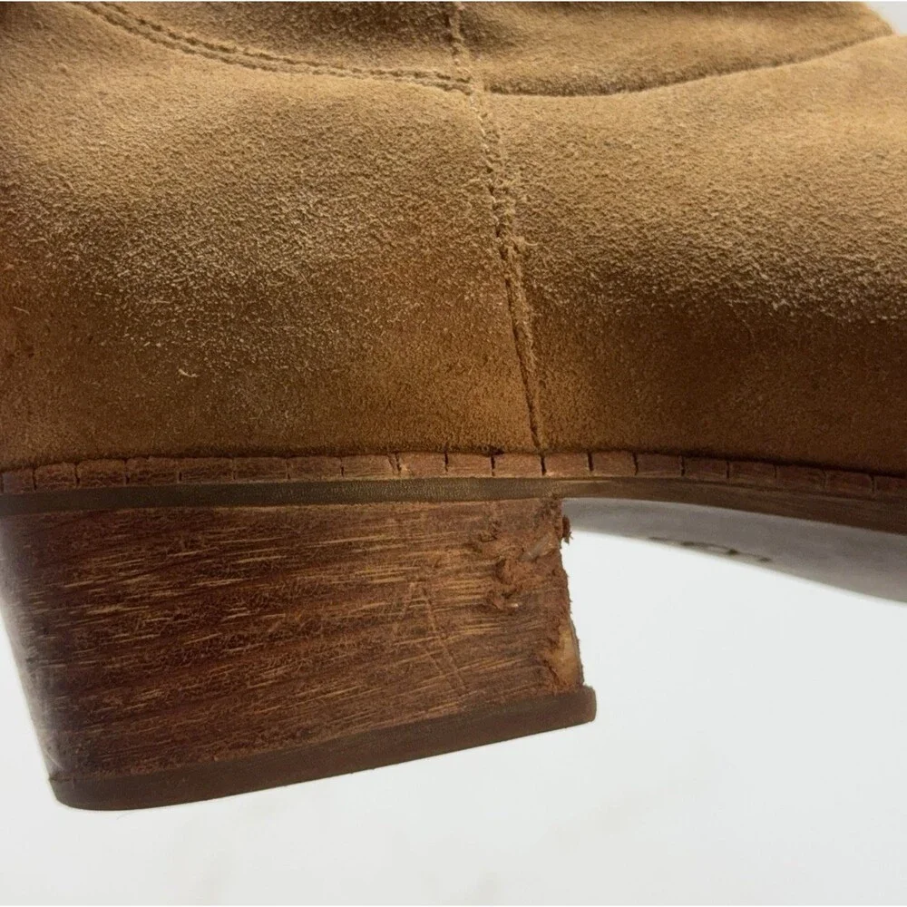 UGG Darling 1004367 Ankle Bootie Women's 8 Tan Suede Round Toe Pull On Western
